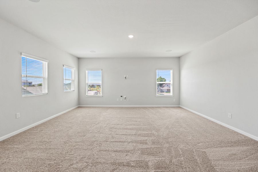 Representative unfurnished interior of a home built from the Janie by Cambridge Homes in Lake Park, Rowlett (Image 35).