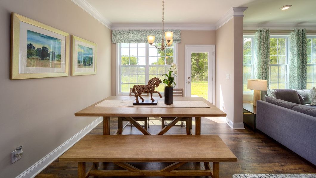 Representative furnished interior of a home built from the Fleetwood by D.R. Horton in Cantrell Hills, Hendersonville (Image 16). Representative furnished interior of a home built from the Fleetwood by D.R. Horton in Cantrell Hills, Hendersonville (Image 16).