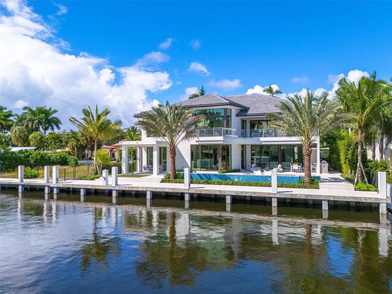 Front exterior of a new home in , Fort Lauderdale, FL, highlighting curb appeal (Image 25).