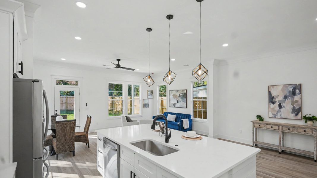 Furnished interior view inside a new home in , North Charleston (Image 7). Furnished interior view inside a new home in , North Charleston (Image 7).