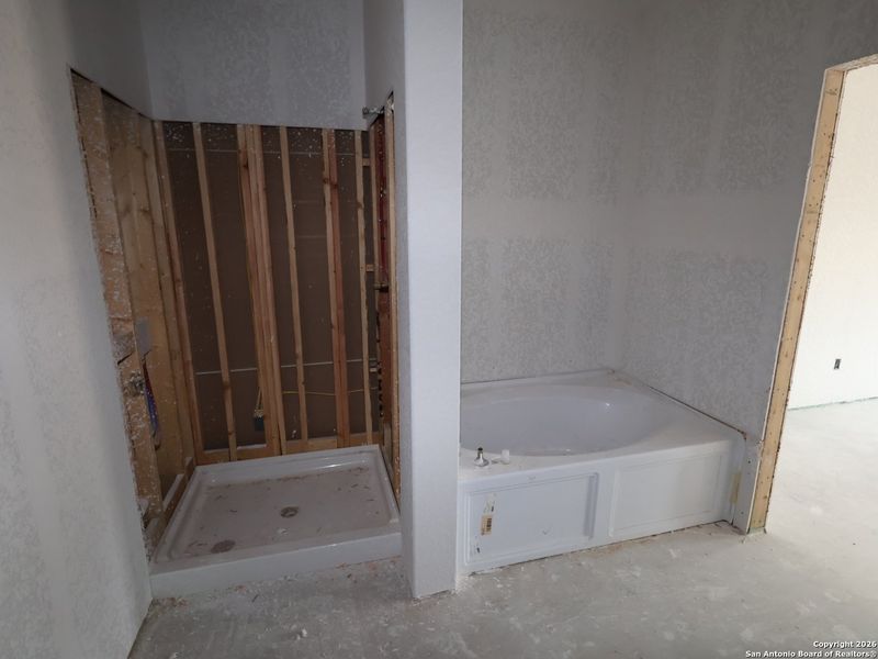 In-progress construction of a new home in Agave, San Antonio, TX (Image 25).