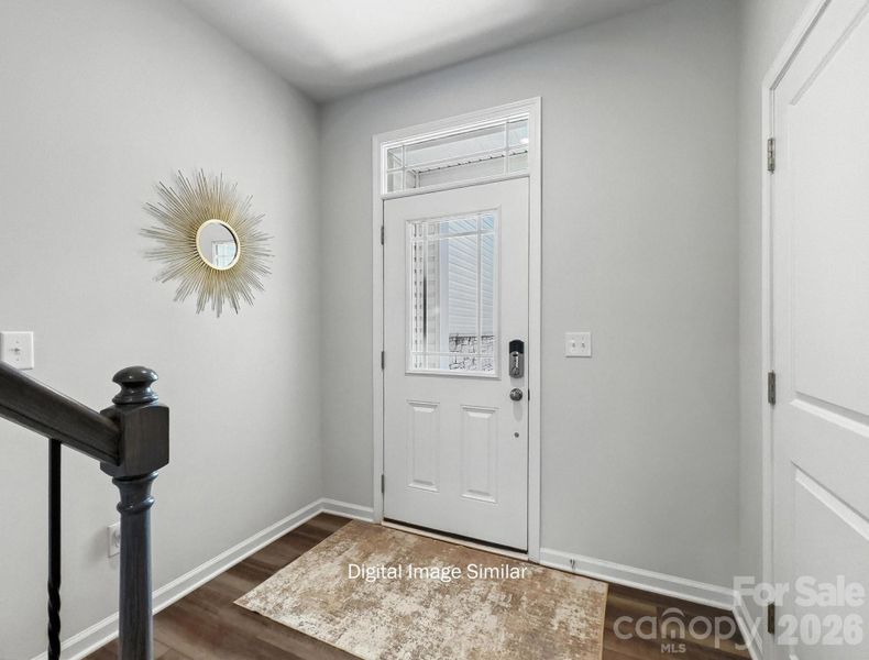 Spacious, unfurnished interior of a new home in Bailey Run, Charlotte (Image 15).