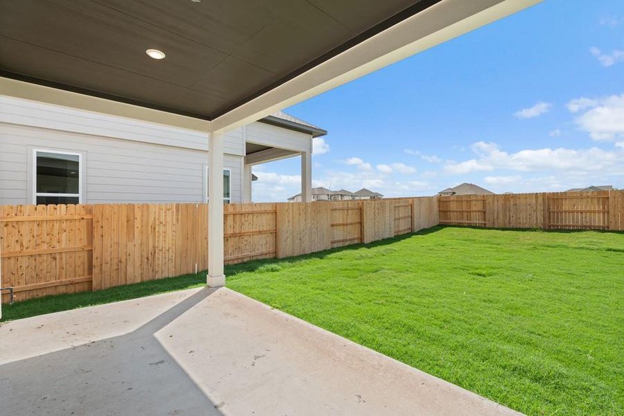Front exterior of a new home in Arbor Collection At Park Central, Georgetown, TX, highlighting curb appeal (Image 20).