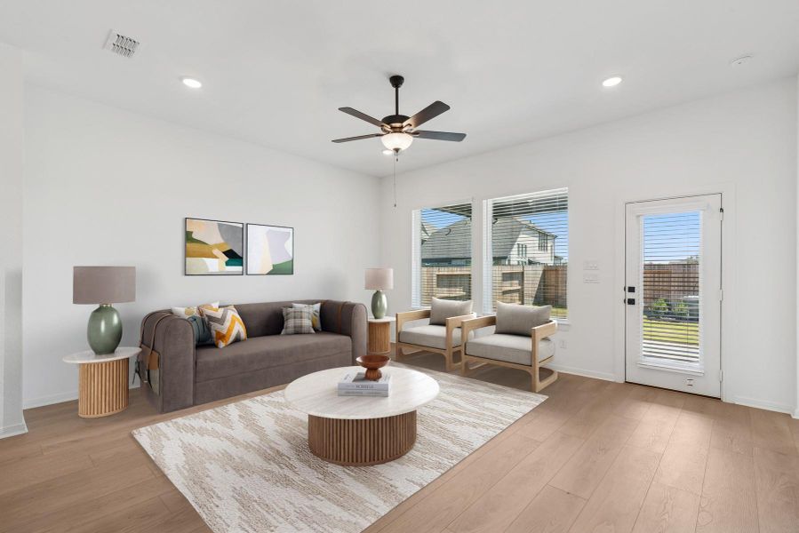 Virtually staged to give you the visual you need to see furniture placement and how the home can live.