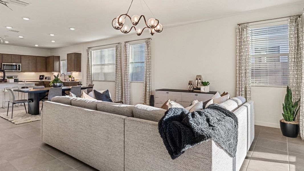 Furnished interior view inside a new home in Zanjero Pass, Waddell (Image 30).