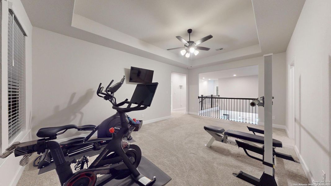 Furnished interior view inside a new home in Weston Oaks 55', San Antonio (Image 55).