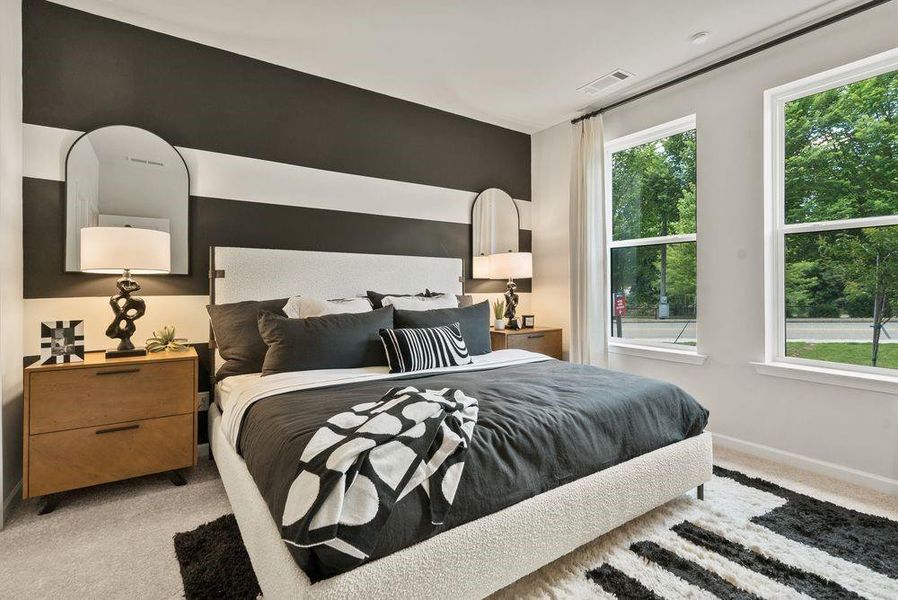 Furnished interior view inside a new home in Alder Creek, Cumming (Image 13).