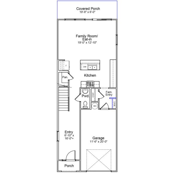 2D floor plan layout of this home in Laurinton Farms, Hopkins, SC (Image 2). 2D floor plan layout of this home in Laurinton Farms, Hopkins, SC (Image 2).