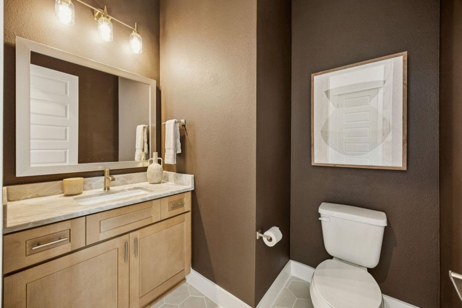 Furnished interior view inside a new home in Ryehill, Sugar Land (Image 19).