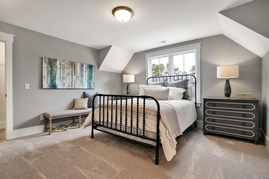 Representative furnished interior of a home built from the Harrison by Bill Clark Homes in Sidbury Landing, Wilmington (Image 44).