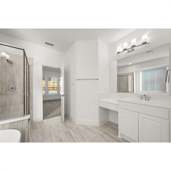 Furnished interior view inside a new home in The Villages at Charleston, Glenn Heights (Image 11).