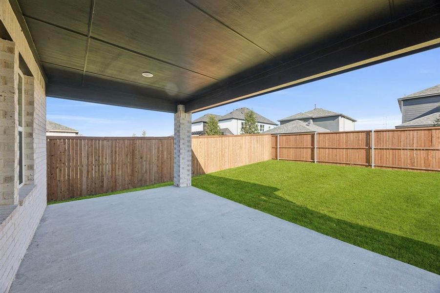 Exterior details and patio area of a home in Santorini, Seagoville (Image 3). Exterior details and patio area of a home in Santorini, Seagoville (Image 3).
