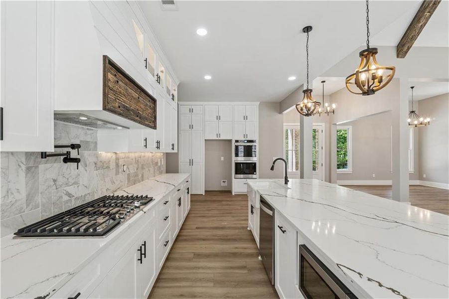 Furnished interior view inside a new home in , Gainesville (Image 10).
