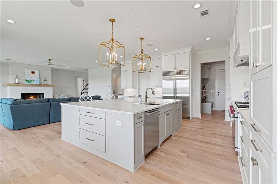 Furnished interior view inside a new home in , Ball Ground (Image 10).