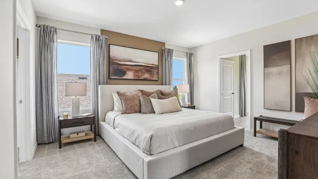 Furnished interior view inside a new home in Farm at Varrea, Plant City (Image 27).