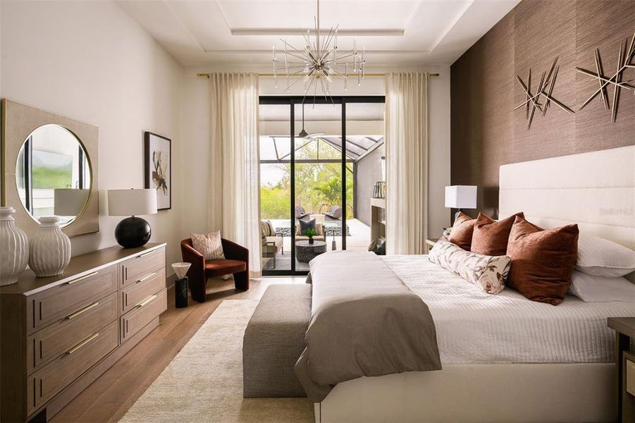 Furnished interior view inside a new home in , Sarasota (Image 6).