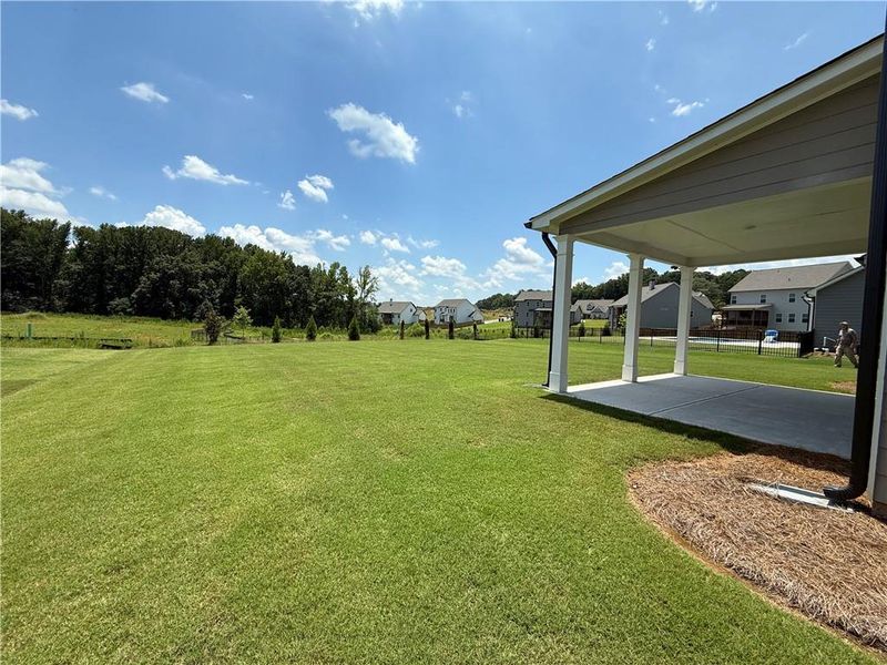 Exterior details and patio area of a home in , Hoschton (Image 4).