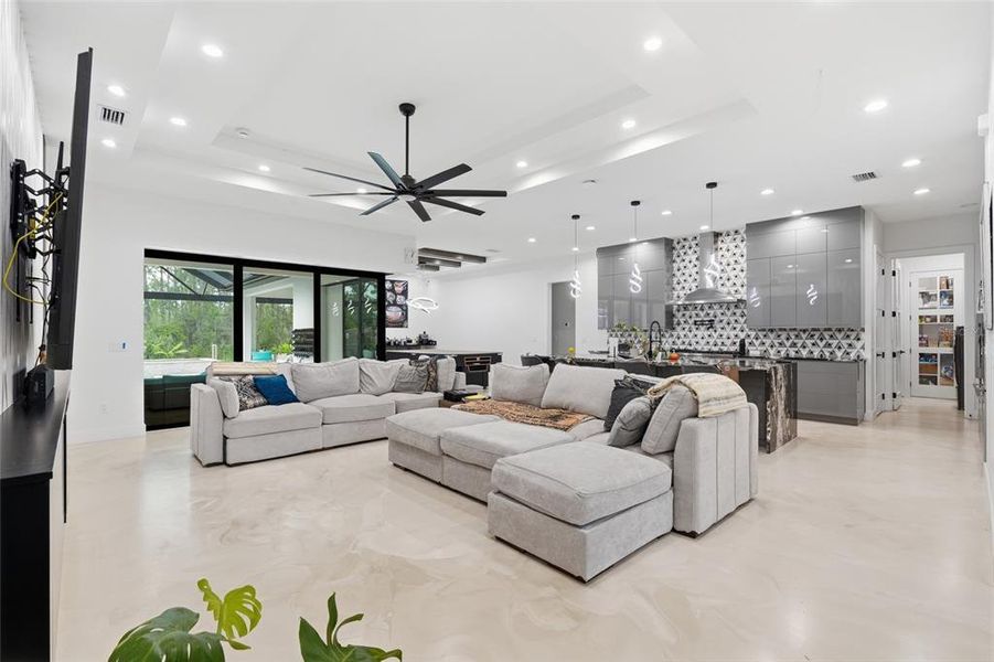 Furnished interior view inside a new home in , North Port (Image 6).