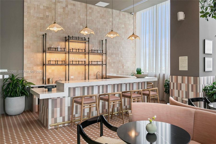 Furnished interior view inside a new home in , Miami (Image 17). Furnished interior view inside a new home in , Miami (Image 17).