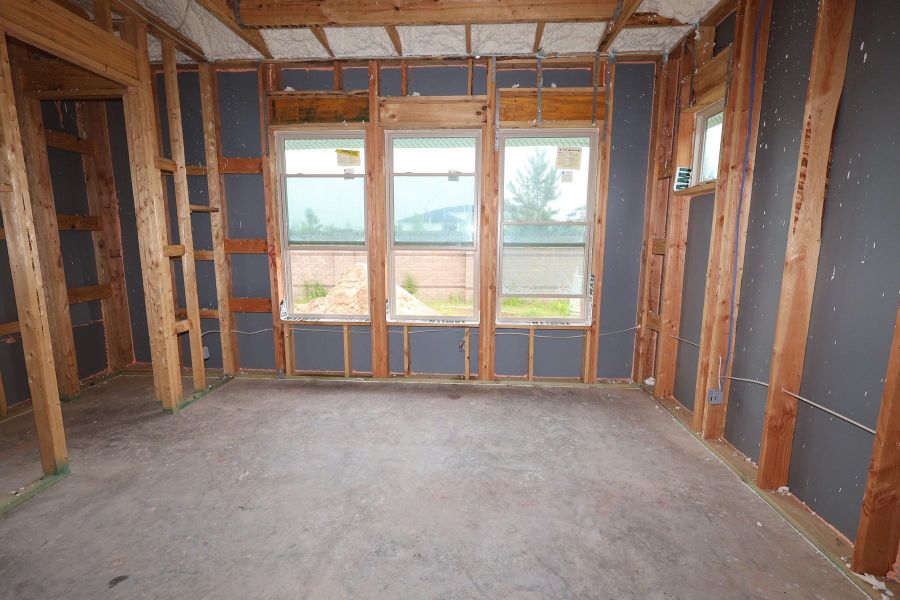 In-progress construction of a new home in Prairieland Village - Grove Collection, Cypress, TX (Image 6).