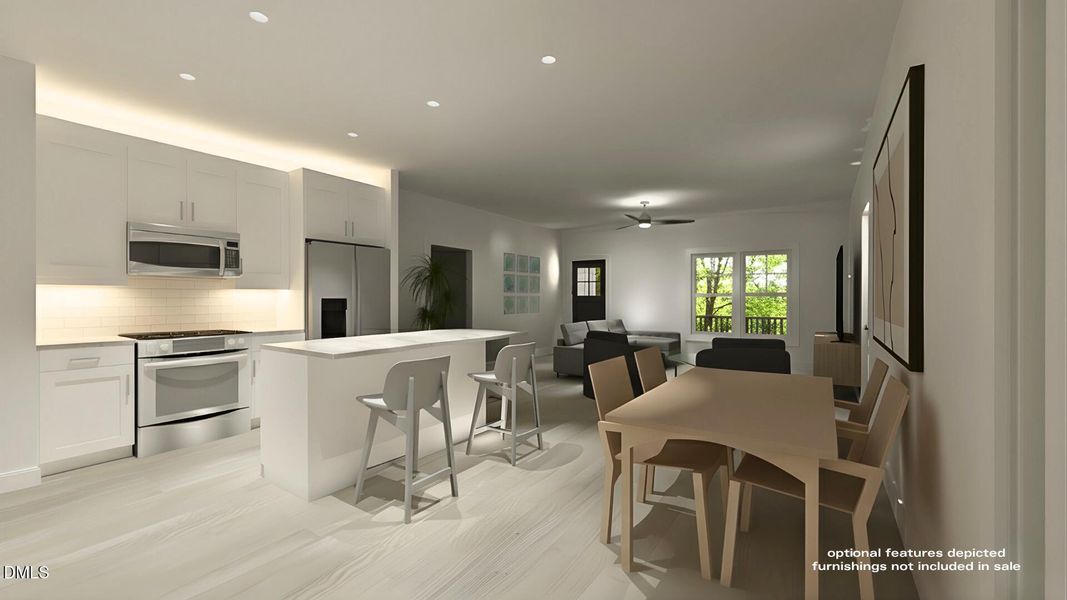 Kitchen and Dining from Back Door Kitchen and Dining from Back Door