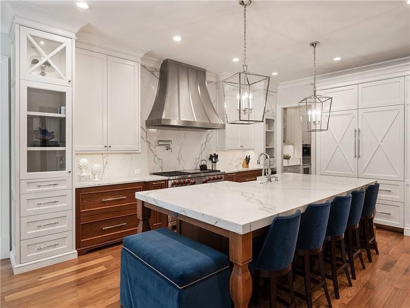 Furnished interior view inside a new home in Crossroads, Alpharetta (Image 12).