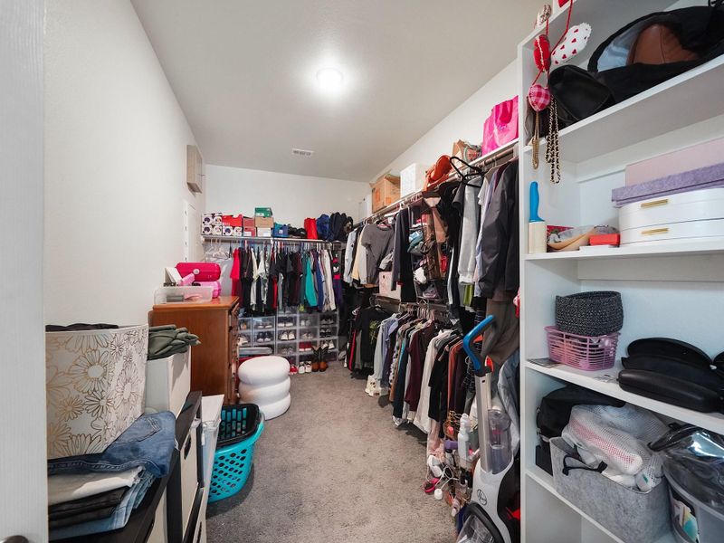 Master bedroom closet Master bedroom closet