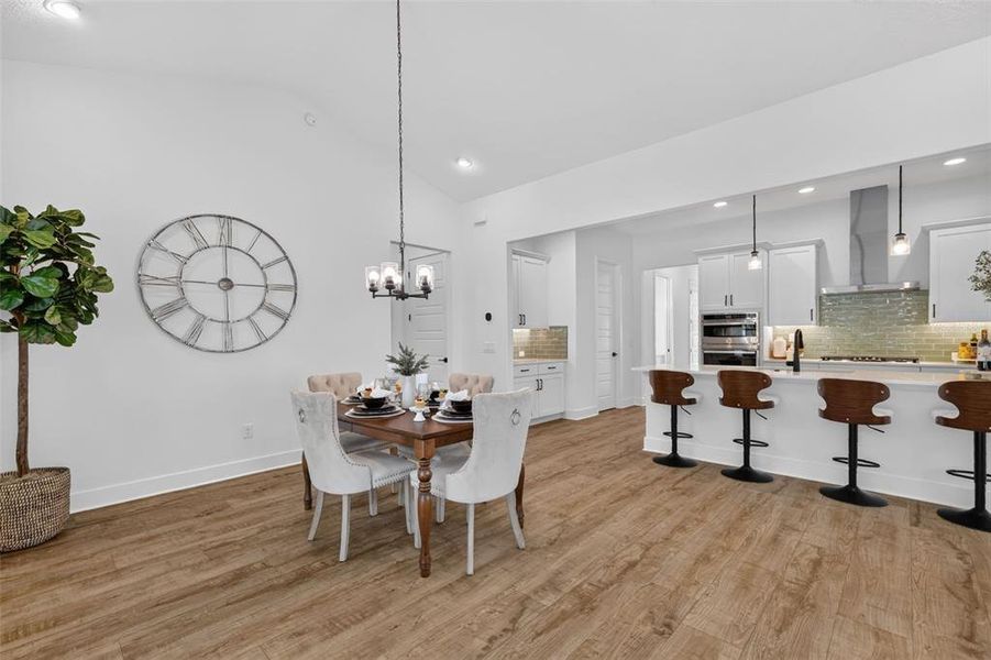 Furnished interior view inside a new home in , The Villages (Image 10).