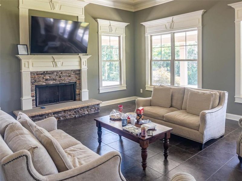 Furnished interior view inside a new home in , Blairsville (Image 12).