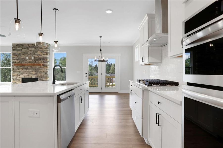 Furnished interior view inside a new home in Cambridge, Flowery Branch (Image 14).