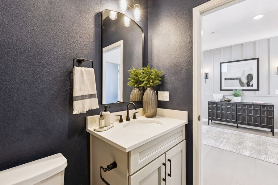 Representative furnished interior of a home built from the Jansen by Landsea Homes in Cherry Meadows, Brighton (Image 38).