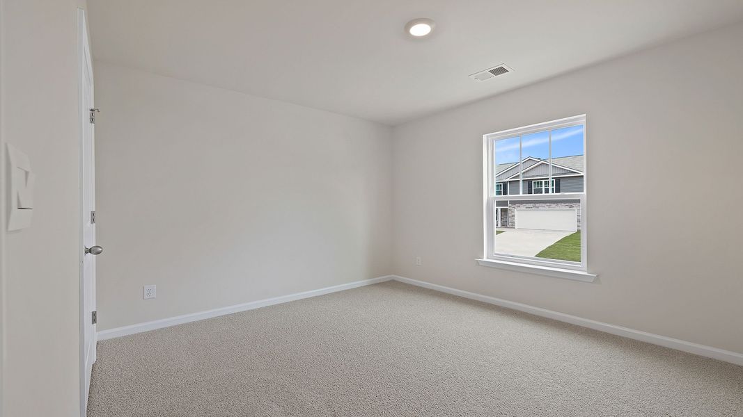 Spacious, unfurnished interior of a new home in Bentley Park, Greenwood (Image 23). Spacious, unfurnished interior of a new home in Bentley Park, Greenwood (Image 23).