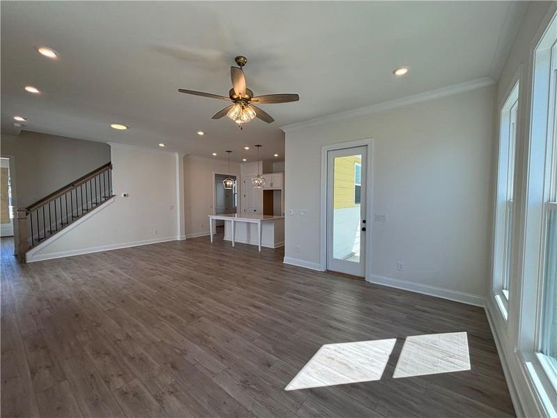 Spacious, unfurnished interior of a new home in Palisades Single Family, Cumming (Image 12).