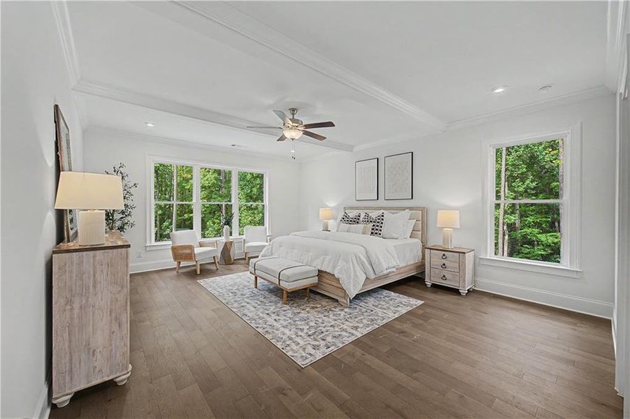 Furnished interior view inside a new home in Ford Landing, Acworth (Image 9). Furnished interior view inside a new home in Ford Landing, Acworth (Image 9).
