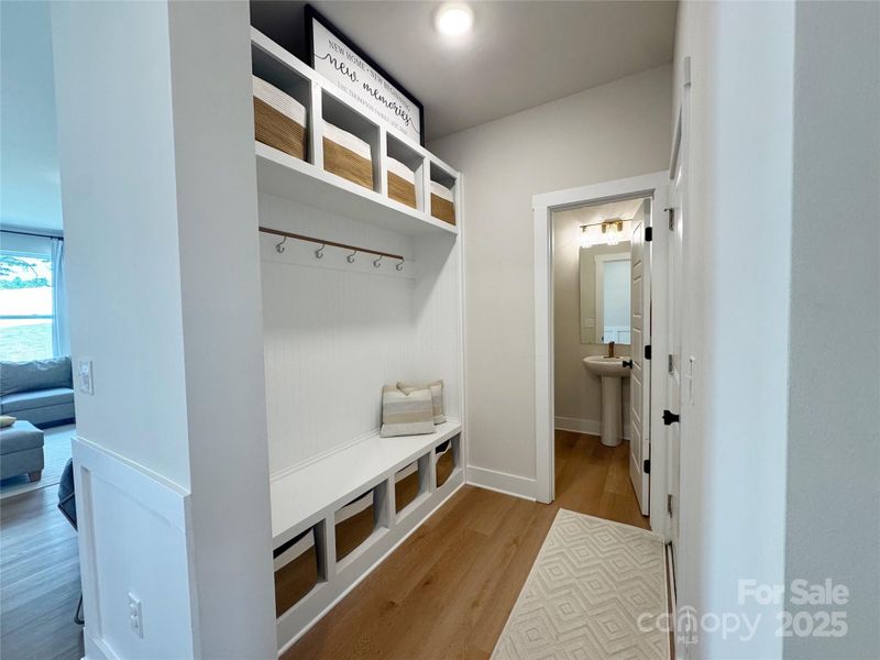 Furnished interior view inside a new home in Enclave at Caldwell, Charlotte (Image 10).
