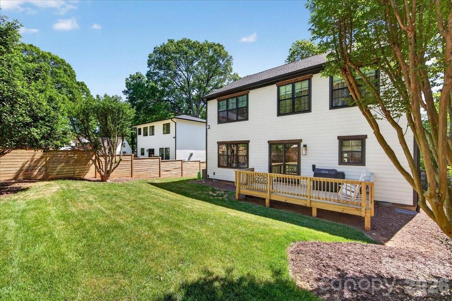 Exterior details and patio area of a home in , Charlotte (Image 2). Exterior details and patio area of a home in , Charlotte (Image 2).