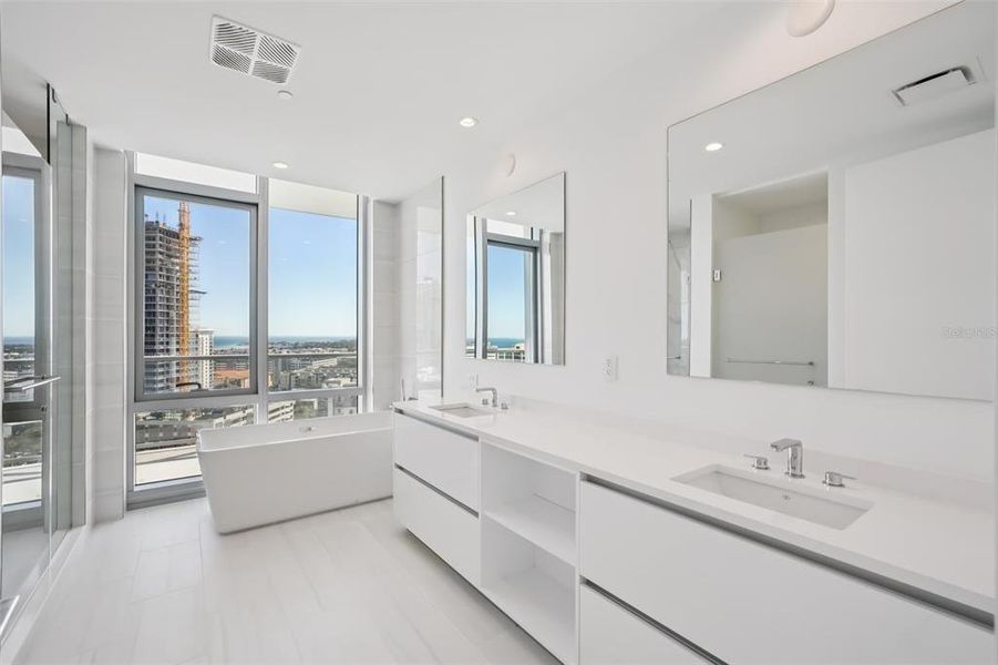 Furnished interior view inside a new home in , St. Petersburg (Image 21).