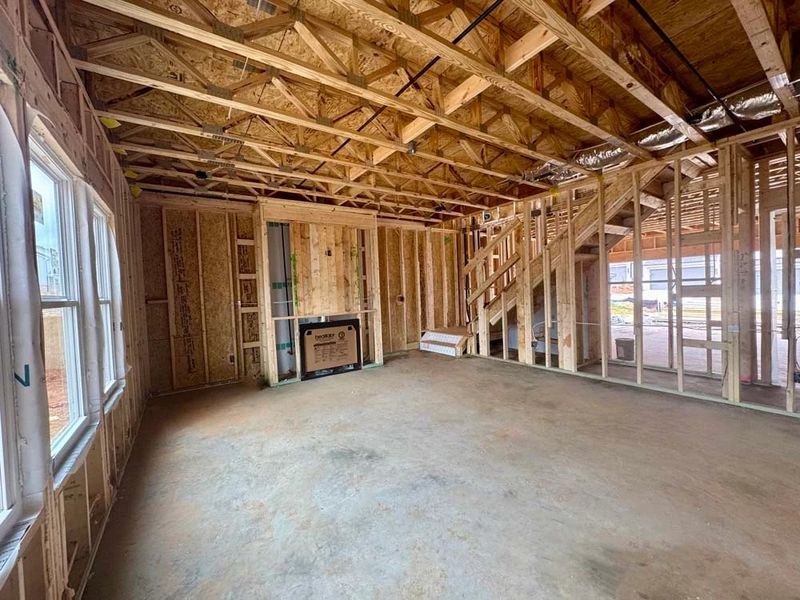 Family Room Construction Progress