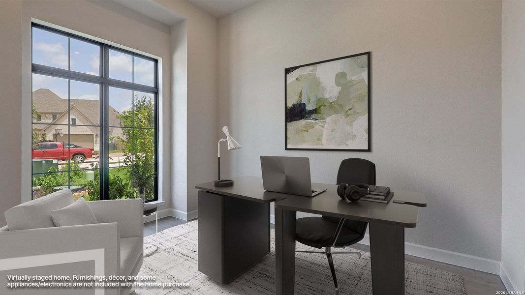 Furnished interior view inside a new home in Alsatian Oaks, Castroville (Image 13).