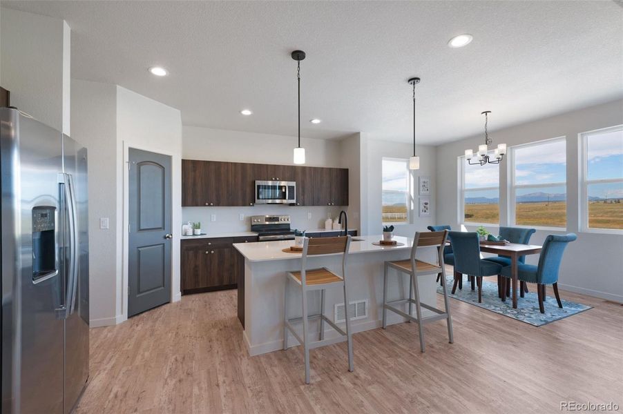 Furnished interior view inside a new home in , Pueblo West (Image 9).