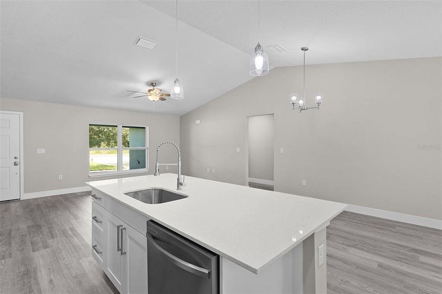 Furnished interior view inside a new home in , Ocklawaha (Image 9).