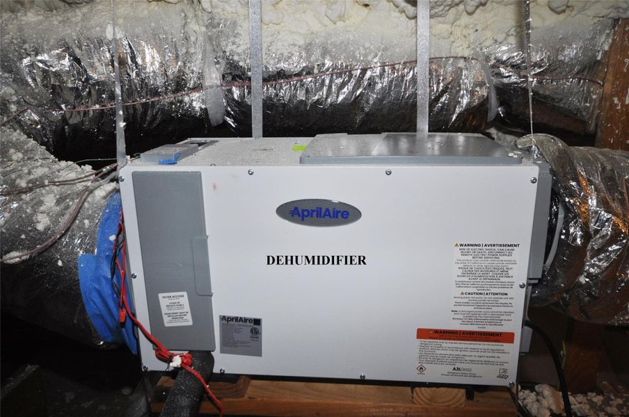 In system Dehumidifier. In system Dehumidifier.