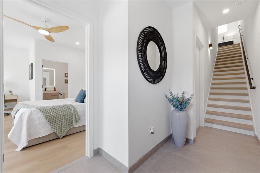 Furnished interior view inside a new home in , St. Petersburg (Image 5).