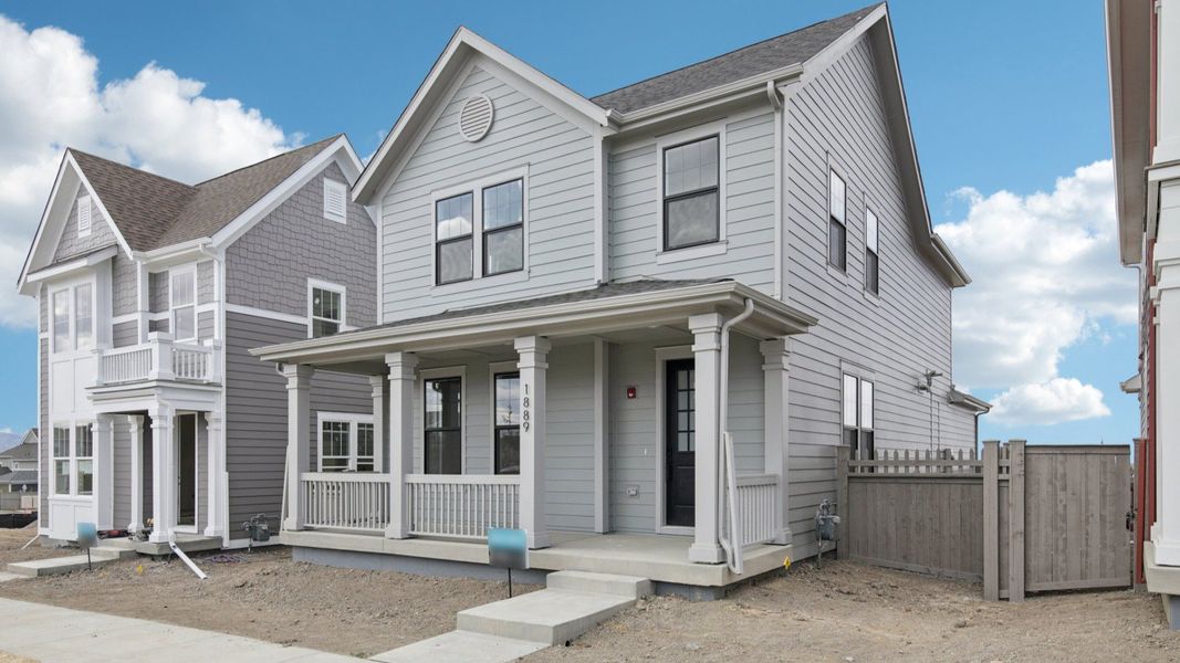 Exterior details and patio area of a home in Westerly, Erie (Image 4).