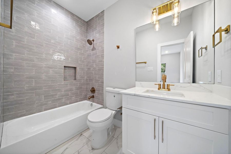 Furnished interior view inside a new home in , Houston (Image 12).