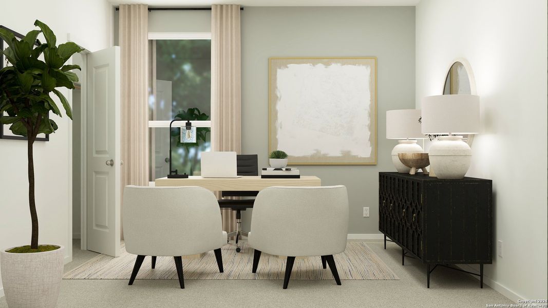 Furnished interior view inside a new home in Rose Valley, Converse (Image 16). Furnished interior view inside a new home in Rose Valley, Converse (Image 16).