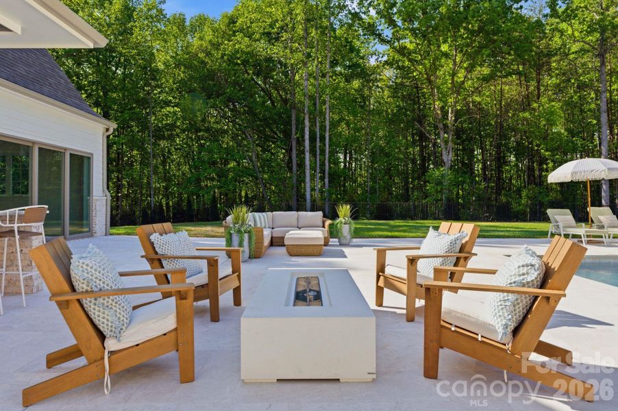 Exterior details and patio area of a home in , Davidson (Image 31).