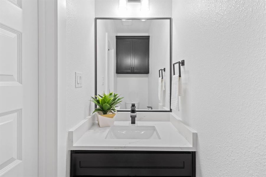 Close-up of interior finishes inside a home in , Fort Worth (Image 19).