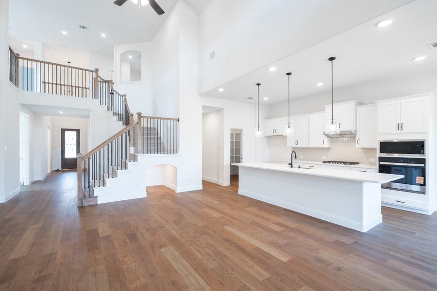 Furnished interior view inside a new home in Valencia on the Lake, Little Elm (Image 6).