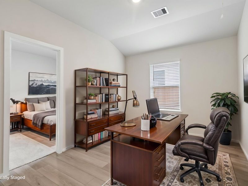 Furnished interior view inside a new home in Riviera Pines - Premier Series, Huffman (Image 9).